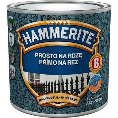Azko Nobel Hammerite Priamo na hrdzu kladivkový 0,7 l Sivý