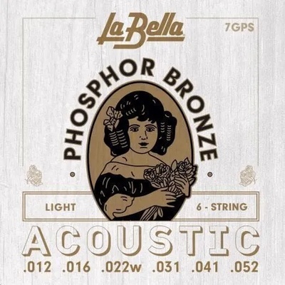 La Bella 7GPS Phosphor Bronze Струни за акустична китара (LB-7GPS)
