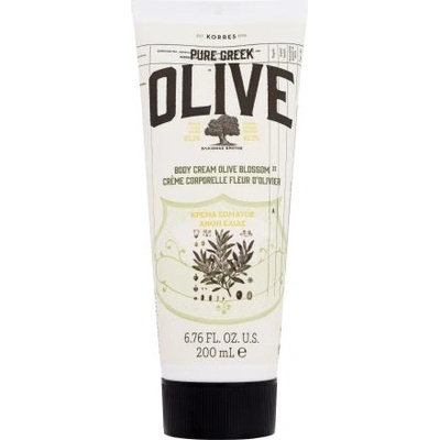 Korres Pure Greek Olive Body Cream Olive Blossom хидратиращ крем за тяло с аромат на маслинови цветове 200 ml за жени