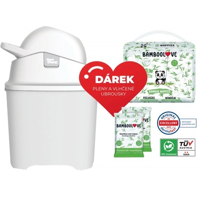 DiaperChamp Koš na pleny ONE White – Zboží Dáma