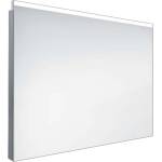 Nimco - Огледало за баня с LED подсветка, 80x60 см, правоъгълно, алуминиево ZP 8003 (ZP 8003)
