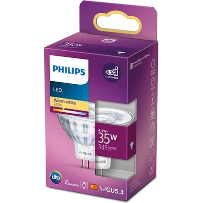 Philips bodová, 5W, GU5,3, teplá biela 8719514307629