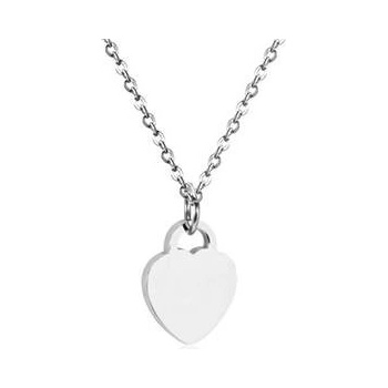 Šperky4U Ocelový řetízek se srdíčkem OPD0185-ST