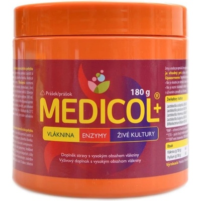 Medicol Plus Vláknina, Enzýmy, Živé kultúry 220 kapsúl