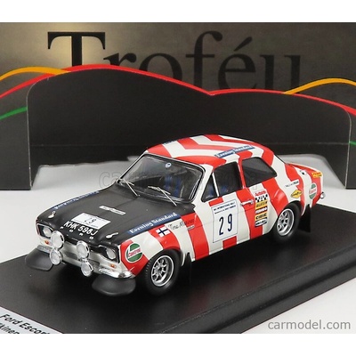 Trofeu Ford england Escort Mki N 29 Rally Rac Lombard night Version 1970 T.makinen Bílá Červená Černá 1:43