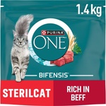 PURINA ONE Bifensis Sterilised Говеждо 1, 4 кг