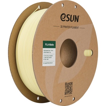 eSUN PLA-Matte Almond Yellow - 1, 75 mm / 1000 g (PLA-MT175O-AY1P1)