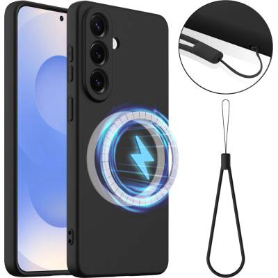 Samsung Магнитен Силикон Калъф за Samsung S26+ - Анти-drop, 1.2mm защита, 4 цвята, Протектор