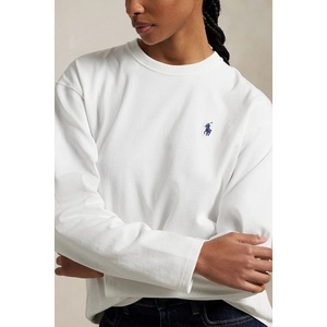 Ralph Lauren Памучна блуза с дълги ръкави (211967105)