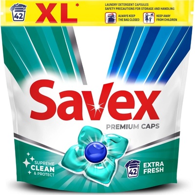 Savex Super Caps Extra Fresh Kapsule na pranie 42 PD