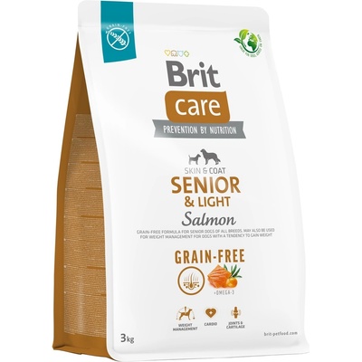 Brit Care Grain-free Senior & Light Salmon 3 kg