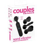 Couples Choice - вибратор масажор с нагряване и акумулатор - черен