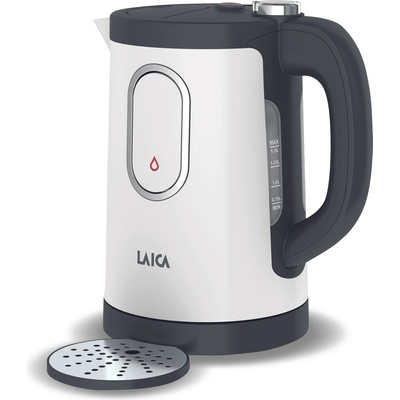 LAICA Dual Flo електрическа кана за подгряване на вода, 1.5 Л Капацитет (FST_KJ2000W)