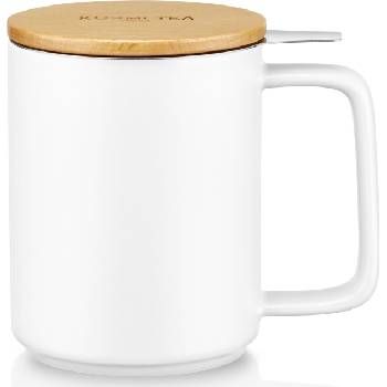 Kusmi Чаша халба Kusmi с инфузор 480 мл бяла (TISAKUSMI48CLBLANC)