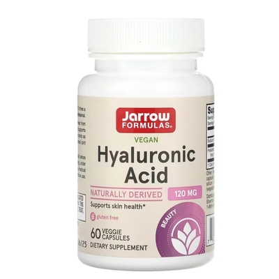 Jarrow Formulas Jarrow Formulas, Hyaluronic Acid, хиалуронова киселина, 120 мг, 60 капсули