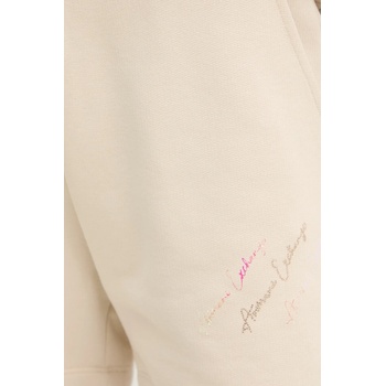 Armani Exchange Къс панталон Armani Exchange в бежово с изчистен дизайн с висока талия XW000598 AF11852 (XW000598.AF11852)
