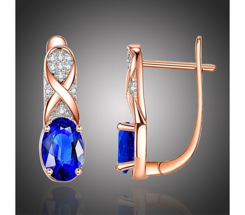 Éternelle Swarovski Elements Brisa E-KZCE320 modrá