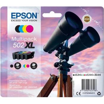 Epson 502XL T02W640 CMYK оригинален комплект касети (C13T02W64010)