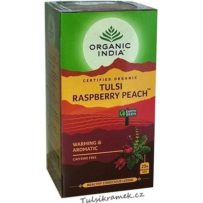 Organic India TULSI S KVĚTY IBIŠKU Bio 25 sáčků