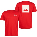 Bergfreunde Мъжка тениска Bergfreunde RoßbergBF. Logo T-Shirt - Bergfreunde Red - размер 4XL (217-0004-0117)