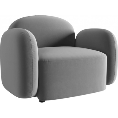 Micadoni Blair Světle šedé sametové