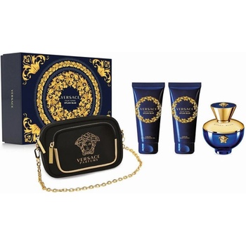 Versace Pour Femme Dylan Blue за жени комплект EDP 100 ml + BL 100 ml + SG 100 ml + несесер