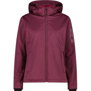 CMP Дамско софтшел яке CMP Women's Jacket Zip Hood 39A5006M Softshell jacket - Amaranto Melane - размер 44 (EU) (103-3053-0116)
