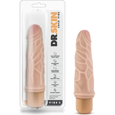 Пенис вибратор, реалистична мощ, 18, 4см. - Mr. Skin Cock Vibe 3 (BLUSH00436)