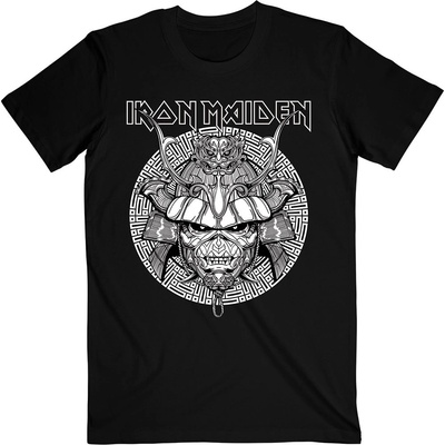 Iron Maiden tričko Samurai Graphic white čierne