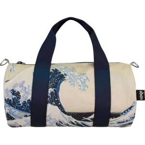 LOQI Чанта тип торба LOQI Weekender Museum Katsushika Hokusai Голяма вълна в Канагава от рециклиран материал минi (WE.HO.WM)