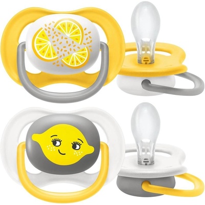 Philips Avent Dudlík Ultra air neutral citrusová 2 ks