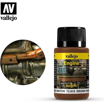 Vallejo Engine 73818 Brown Engine Soot 40ml