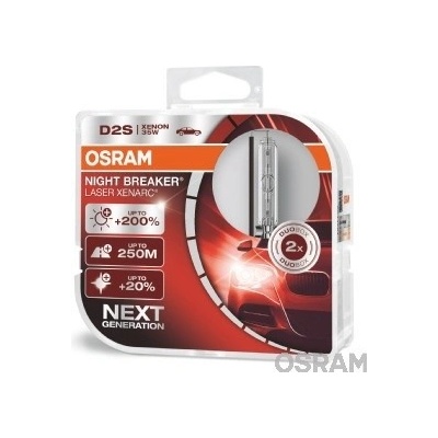 Osram Xenard Night Breaker Laser 66240XNL-HCB D2S-XNB P32d-2 85V 35W 2 ks