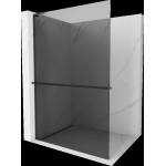 Mexen Kioto+ L душ стена с рафт Walk-in 70 x 200 cm, графит, черна - 800-070-123-70-40 (800-070-123-70-40)