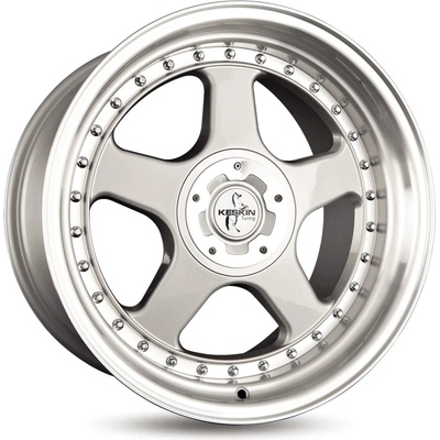 Keskin KT1 8,5x18 5x112 + 120 ET15 silver lip polished