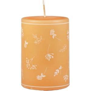Unipar Жълта свещ , време на горене 48 часа Fleur - Unipar (Fleur Yellow Pillar 70x100)
