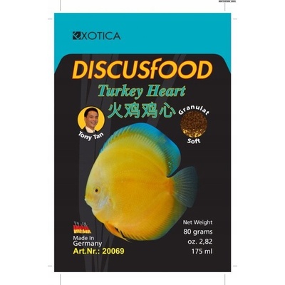 Discusfood Turkey Heart Soft Granulate 230 g, 500 ml