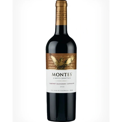 Montes Cabernet Carménère Limited Selection Cuvée suché červené 2022 14,5% 0,75 l (čistá fľaša)