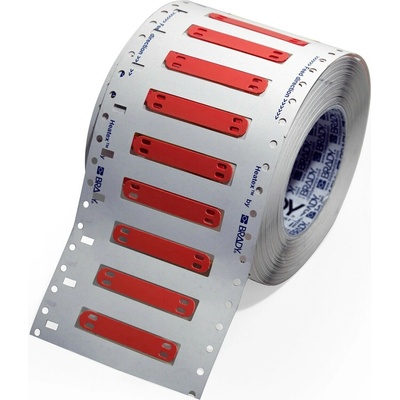 Brady HCM-60x10-B7643-RD / 620340, THT Heatex Cable Markers, 60.00 mm x 10.00 mm