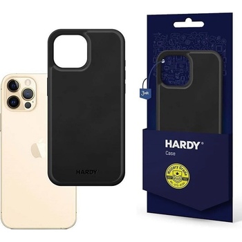 3mk Protection Калъф 3mk - Hardy Apple Silky Leather, iPhone 16 Plus, черен (5903108586474)
