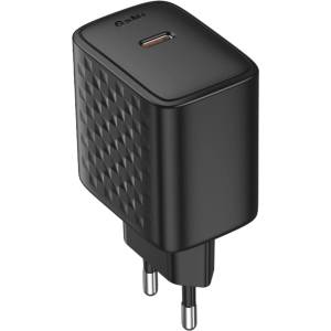 LITO Зарядно - Lito - (LC20) - Type-C изход, PD45W, GaN, PC Fireproof, EU щепсел - Черен