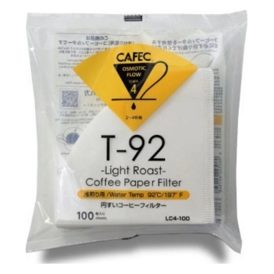 Cafec Размер на хартиените филтри Cafec Light Roast. 02, 100 бр. (LC4-100W)
