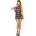 ME-SEDUCE gwen dress black s/m