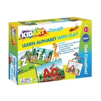 Kid Art Детско изкуство: изучаване на азбуката с глина