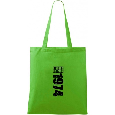 Taška malá 42x38 cm, Limited edition 1974 pruh, Apple Green