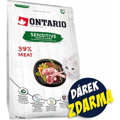 Ontario Cat Sensitive Derma 2 kg