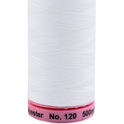 Polyesterové nitě návin 500 m Aspo Amann 2000 White
