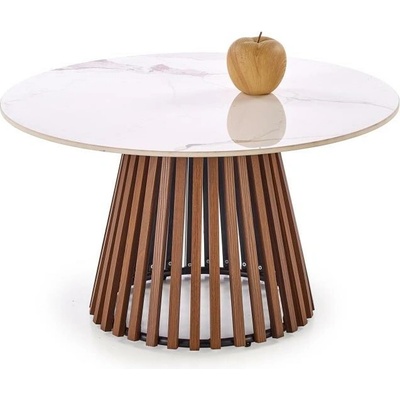 Halmar Carina 80 cm hnedý / biely / mramorový dekor