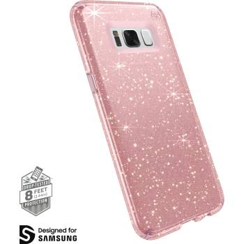 Speck Протектор Speck Presidio за Samsung Galaxy S8 Plus, Clear Gold Glitter/Rose Pink (SPS8PCLRP)