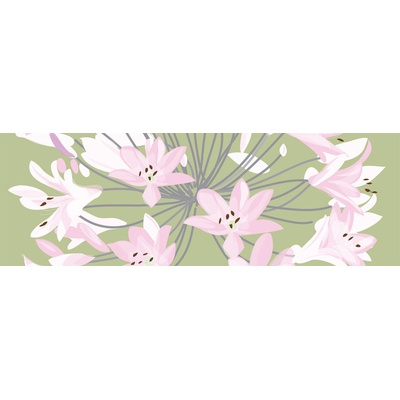 Dimex M-330 vliesová fototapeta na zeď Violet flowers rozměry 330 x 110 cm